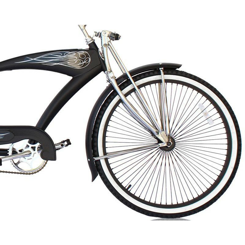 ビーチクルーザーバイク 自転車 26インチ 12才以上 【組立要