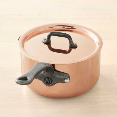 ムヴィエール モービル ソースパン 片手鍋 フタ付 ウイリアムズ・ソノマ限定 銅 2mm厚 鋳鉄製持ち手 ムビエル モビエル モヴィエル フランス Williams-Sonoma Mauviel 1830 Copper M200Ci Saucepan