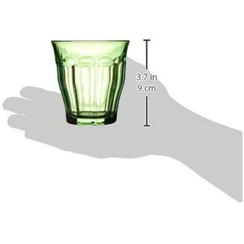 デュラレックスピカルディグラスグリーン6個セットフランス製Duralex1027SR06SC/6PicardieGlassTumbler(Setof6),8.75oz,Green