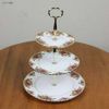 ロイヤルアルバートケーキスタンド3段ディスプレイローズバラ花柄RoyalAlbert27400132OldCountryRoses3-TierCakeStand