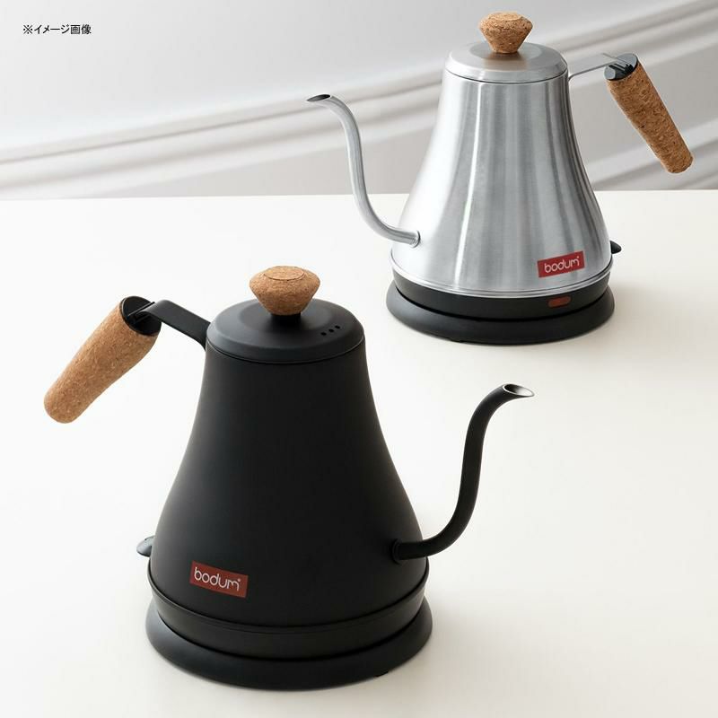 電気ケトル 0.8L コルク ドリップ コーヒー グースネック ボダム BODUM