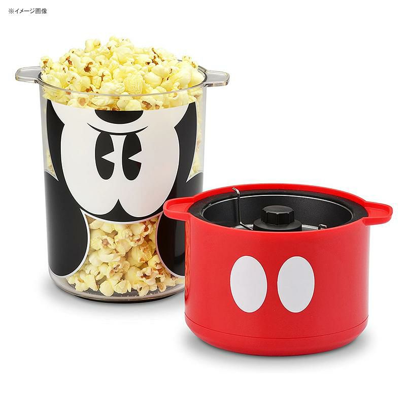 ディズニーミッキーマウスポップコーンメーカーDisneyDCM-60CNMickeyMousePopcornPopper,Red家電