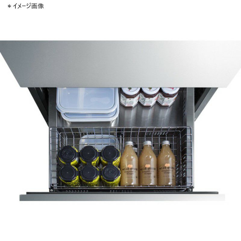 冷蔵庫引き出し式3段ビルトインステンレス屋内／屋外用Summit24InchBuiltIn2-DrawerUndercounterRefrigeratorwith4.8Cu.Ft.Capacity,Indoor/OutdoorCompatible,andEnergyStarCertfied家電【代引不可】