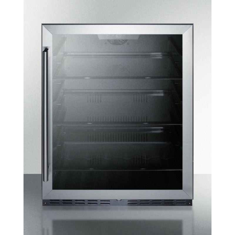 サミットアンダーカウンタービルトイン冷蔵庫幅60cm142LSummit24"Built-InFreestandingBeverageCenter,5cu.ft.UndercounterRefrigeratorAL57G/AL57GCSS【代引不可】家電