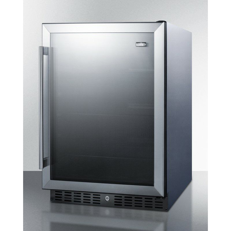 サミットアンダーカウンタービルトイン冷蔵庫幅60cm142LSummit24"Built-InFreestandingBeverageCenter,5cu.ft.UndercounterRefrigeratorAL57G/AL57GCSS【代引不可】家電