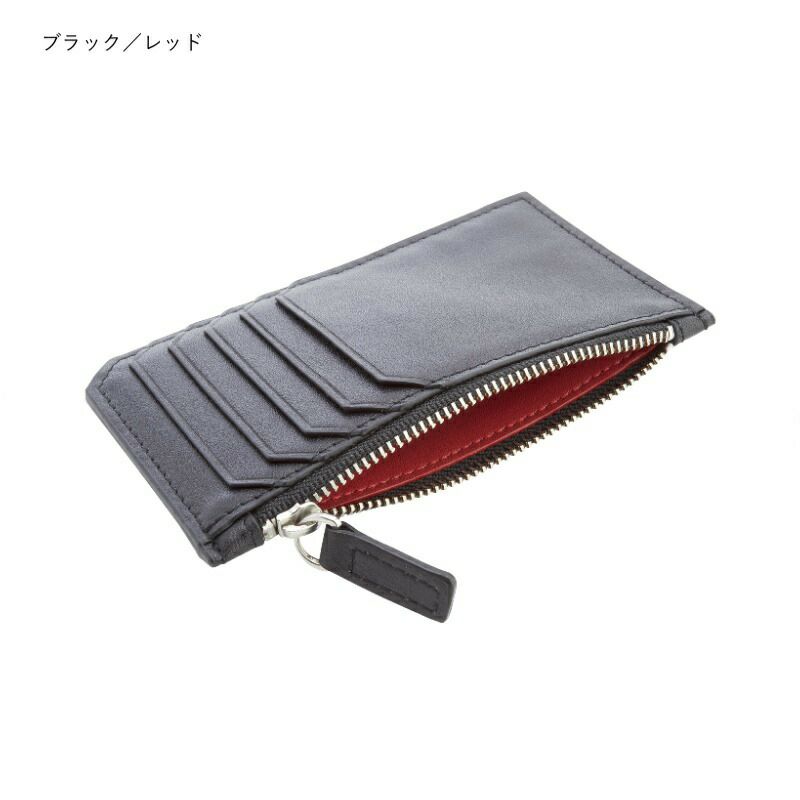 革製カードケースジップ付ナッパレザーRoyceCREDITCARDWALLET