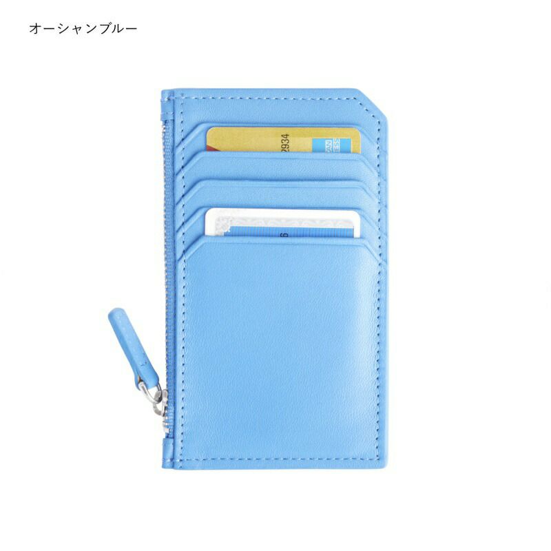 革製カードケースジップ付ナッパレザーRoyceCREDITCARDWALLET