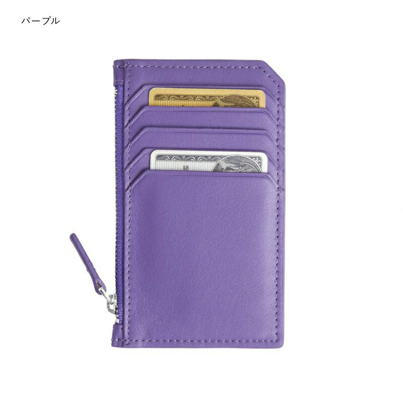 革製カードケースジップ付ナッパレザーRoyceCREDITCARDWALLET