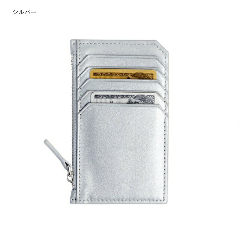 革製カードケースジップ付ナッパレザーRoyceCREDITCARDWALLET