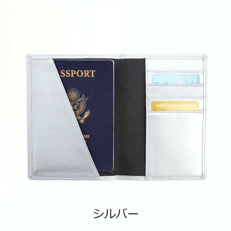 革製パスポートケースRFIDナッパレザーRoyceRFIDBLOCKINGPASSPORTORGANIZER