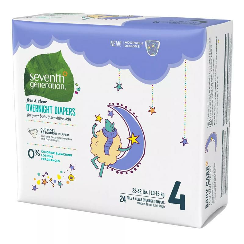 紙おむつ夜用セブンスジェネレーションSeventhGenerationDisposableOvernightDiapers