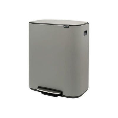 ブラバンシア ペダル式 ゴミ箱 60L Brabantia Dual Compartment BO Pedal Bin Steel 60-Liter Trash Can