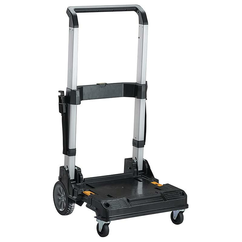 デウォルト台車折り畳みカート最大90kg回転キャスターDEWALTTSTAKTrolleyCartwithHandle,Swivel360°,CapacityofUpto200lbs(DWST17888)