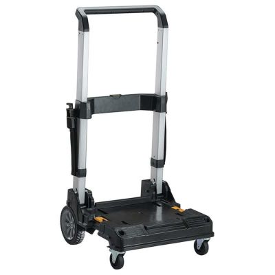 デウォルト 台車 折り畳み カート 最大90kg 回転キャスター DEWALT TSTAK Trolley Cart with Handle, Swivel 360°, Capacity of Up to 200 lbs (DWST17888)