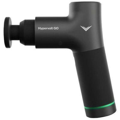 電動マッサージガン パーカッション 筋肉 筋トレ ジム マッサージ機 マッサージャー アタッチメント2種 Hyperice Hypervolt GO Black 家電