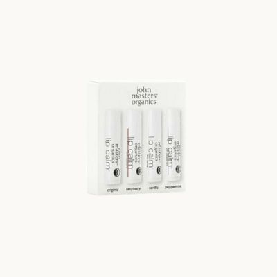 ジョンマスターオーガニック リップカーム リップバーム 4種セット オリジナル ラズベリー バニラ ペパーミント john masters organics Lip Calm Collection