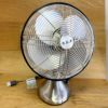 ボルネード扇風機ビンテージファンシルバースワン3スピード高さ43cmvornadoSilverSwanVintageOscillatingFan家電