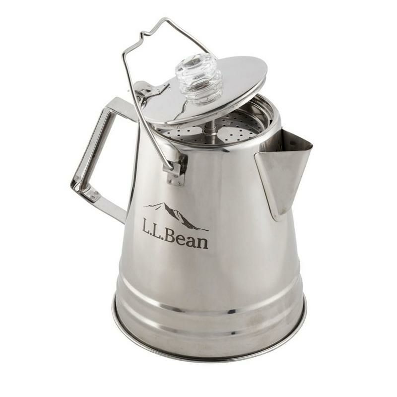 パーコレーター14カップステンレスエルエルビーンL.L.BeanStainless-SteelPercolator,14Cup