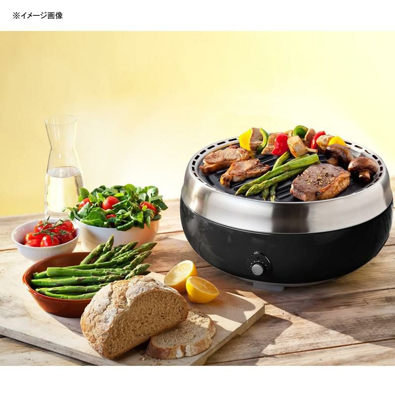 コンパクトグリルポータブル無煙電池式ファン炭焼きバーベキュー持ち運びキャンプGrillerettePro-TheSmartestPortableBBQGrill-TakeAnywhereBBQGrill-BatteryPoweredFan-AnthraciteBlackColor