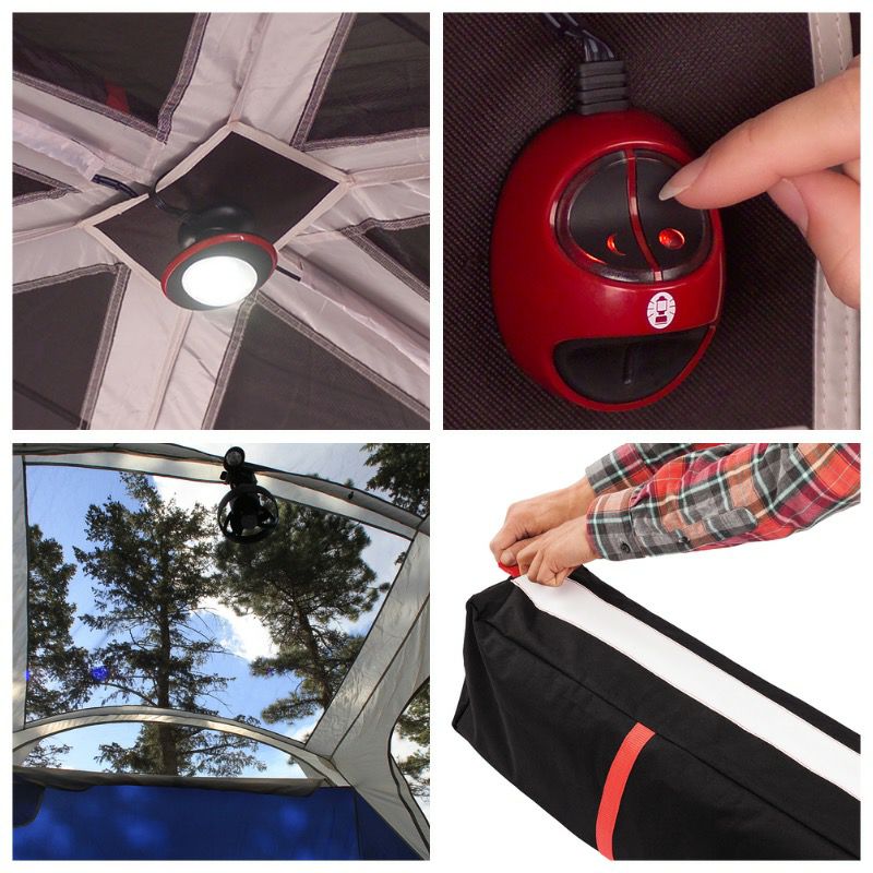 コールマン エリート ウェザーマスター テント 最大6人 LED照明内臓