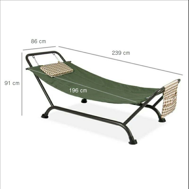 ハンモック屋外スタンド枕収納ポケット付OutdoorPatioHammockforBackyard,Gardenw/Stand,Pillow,StoragePockets