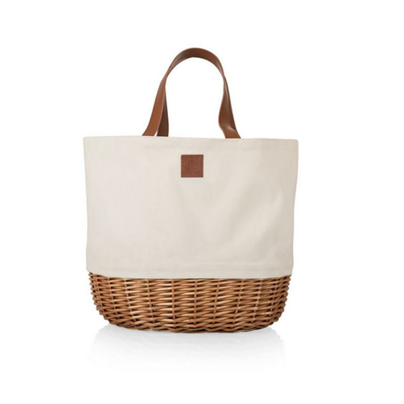 ピクニックタイムバスケットキャンバスワイングラスお皿カトラリープロムナードPicnicTimePROMENADEPICNICBASKET