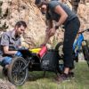 バーレーサイクルトレーラー一輪自転車用カーゴ荷物BurleyCohoXCBIKECARGOTRAILERS