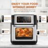 ロティサリーオーブンエアフライ食品乾燥チキンBonsenkitchenAirFryerOven,15.3QTRotisserieOvenwithDehydrator,7Accessories&50Recipe,1600W8-in-1DigitalFamilySizeAirFryer,LargeLEDTouchscreen&7Presets家電