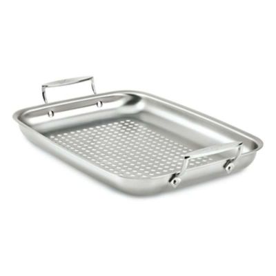 穴あきロースター40×30アウトドアステンレスローストパンプレートオールクラッドAllCladOutdoorRoaster,16In.x11-3/4In,StainlessSteel