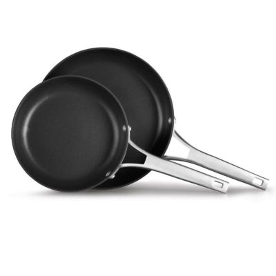 フライパン 20cm 25cm セット カルファロン プレミア ハードアルマイト Calphalon Premier Hard-Anodized Nonstick 2-Piece Fry Pan Set 8 & 10 in