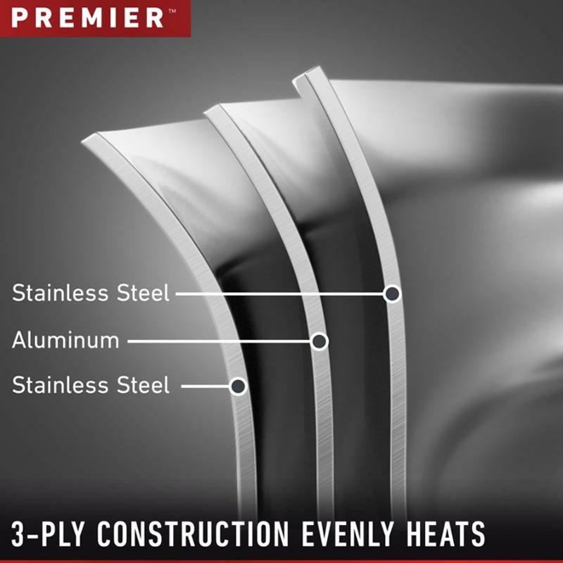 フライパン20cmステンレスカルファロンプレミアIH対応CalphalonPremierStainlessSteel8-InchFryPan