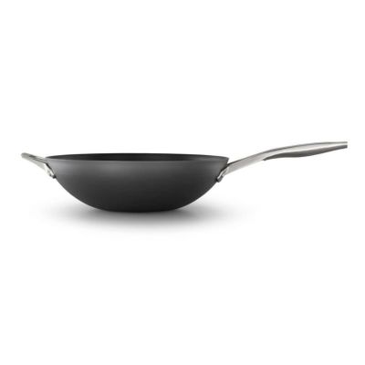 中華鍋 33cm カルファロン プレミア ハードアルマイト Calphalon Premier Hard-Anodized Nonstick 13-Inch Flat Wok