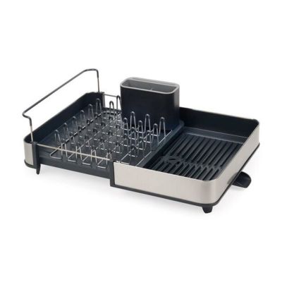 水切り ディッシュラック ステンレス キッチン 台所 スライド拡張 サイズ変更 Joseph Joseph Expandable Steel Dish Rack