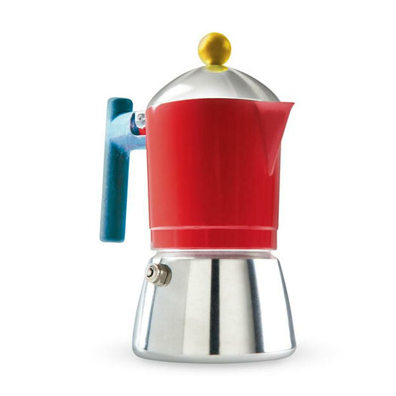エスプレッソメーカーポット190mlカラフル直火IH対応MoMACoccaMokaEspressoPot