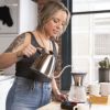 エスプロブルームドリップドリッパーコーヒーESPROBLOOMPourOverCoffeeBrewer-BrushedStainlessSteel