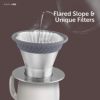 エスプロブルームドリップドリッパーコーヒーESPROBLOOMPourOverCoffeeBrewer-BrushedStainlessSteel
