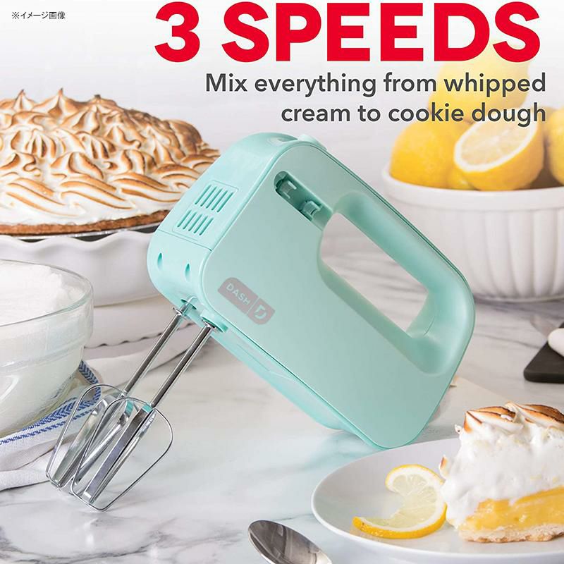 ハンドミキサーコンパクト3スピードダッシュDashSmartStoreCompactHandMixerElectricforWhipping+MixingCookies,Brownies,Cakes,Dough,Batters,Meringues&More,3speed,Aqua家電