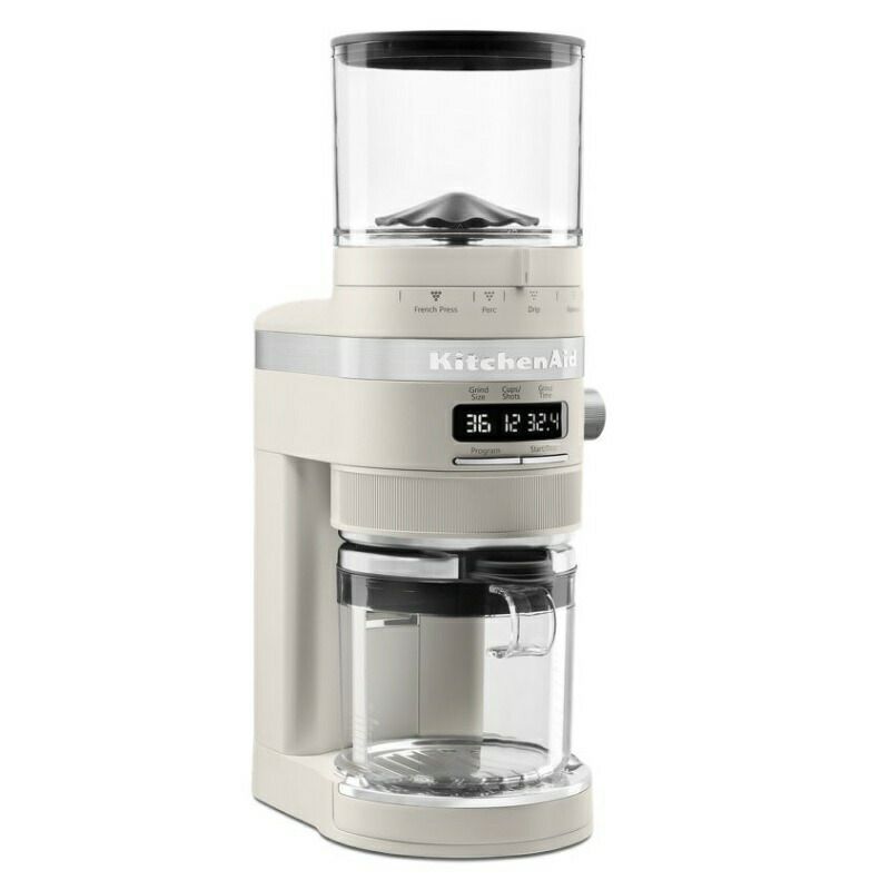 コーヒーグラインダー 豆挽き 設定70段階 臼型 キッチンエイド ポルタフィルター ホルダー エスプレッソ KitchenAid Burr  Coffee Grinder KCG8433 家電 | アルファエスパス