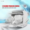 タンク式食洗機食器洗い工事不要PortableCountertopDishwasher,5WashingPrograms家電