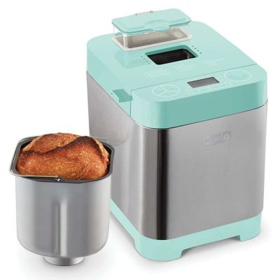 ホームベーカリー ブレッドメーカー グルテンフリーモード ダッシュ Dash Everyday Stainless Steel Bread  Maker, Up to 1.5lb Loaf, Programmable, 12 Settings + Gluten Free & Automatic  Filling Dispenser 家電 | アルファエスパス