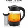 【送料無料】シェフマン温度調整機能茶こし付電気ケトル約1.7LChefmanRJ11-17-GPPrecisionElectricKettle