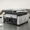 パニーニサンドイッチグリルプレス業務品質溝あり22×22GalaxyP68SinglePaniniSandwichGrillwithGroovedPlates-81/2