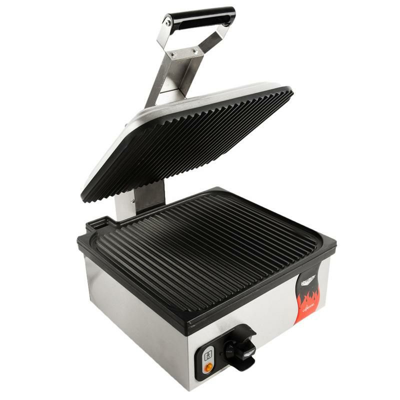 Vollrath 40794 Cayenne Cast Iron Panini-Style Sandwich Press - 120V, 1800W