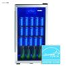 冷蔵庫117缶88LステンレスガラスドアハンドルありブルーLED照明ダンビーDanbyDBC117A2BSSDD-6117(355ml)CanCapacityBeverageCenterSingleGlassDoorMini-Fridge家電