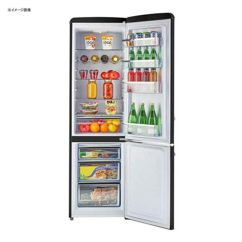 冷蔵庫冷凍庫2ドア246L幅55cmUniqueRetro21.6in.9cu.ft.BottomFreezerRefrigerator家電