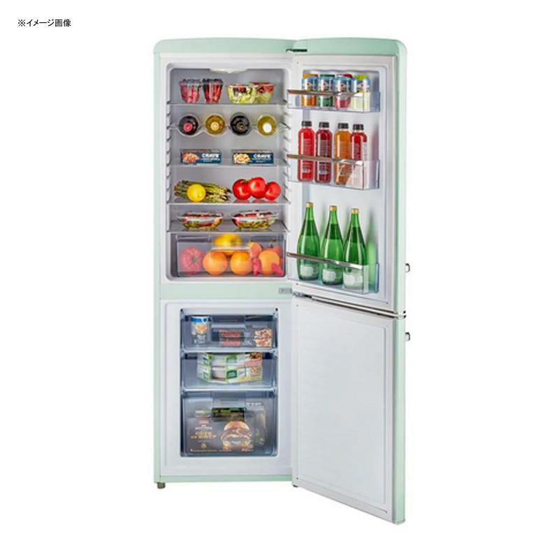 冷蔵庫冷凍庫2ドア198LRetro21.6in.7cu.ft.BottomFreezerRefrigeratorbyUnique家電