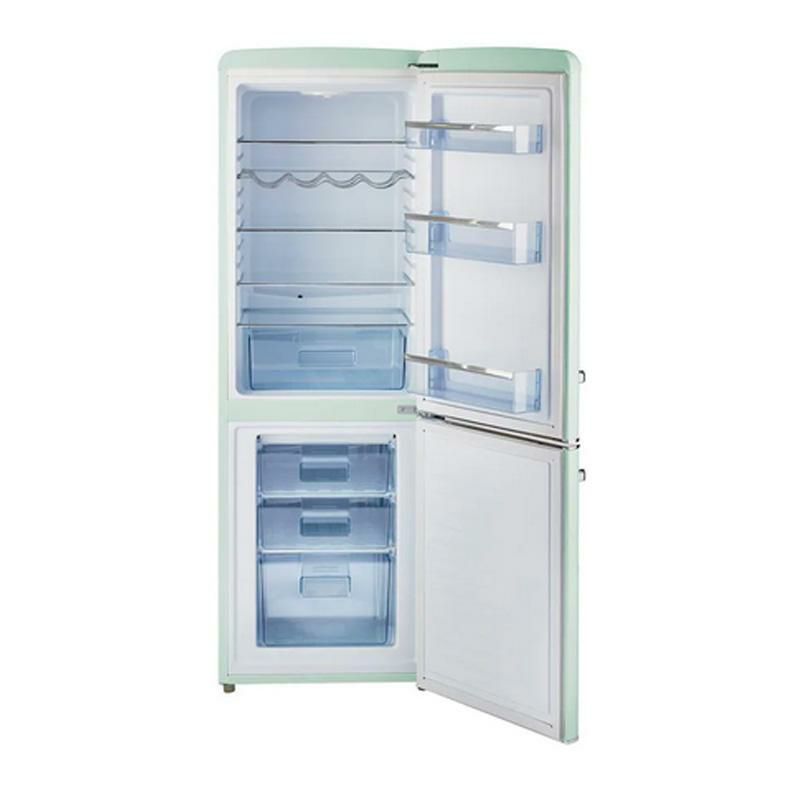 冷蔵庫冷凍庫2ドア198LRetro21.6in.7cu.ft.BottomFreezerRefrigeratorbyUnique家電