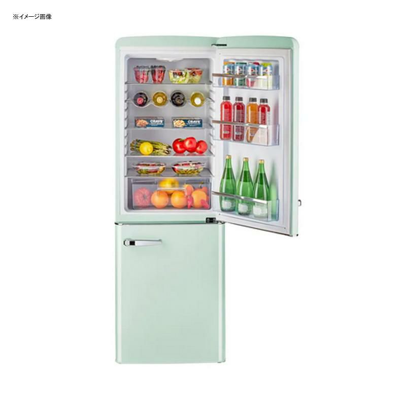 冷蔵庫冷凍庫2ドア198LRetro21.6in.7cu.ft.BottomFreezerRefrigeratorbyUnique家電