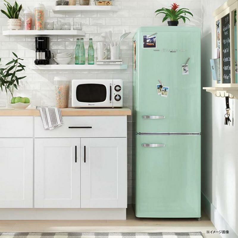 冷蔵庫冷凍庫2ドア198LRetro21.6in.7cu.ft.BottomFreezerRefrigeratorbyUnique家電