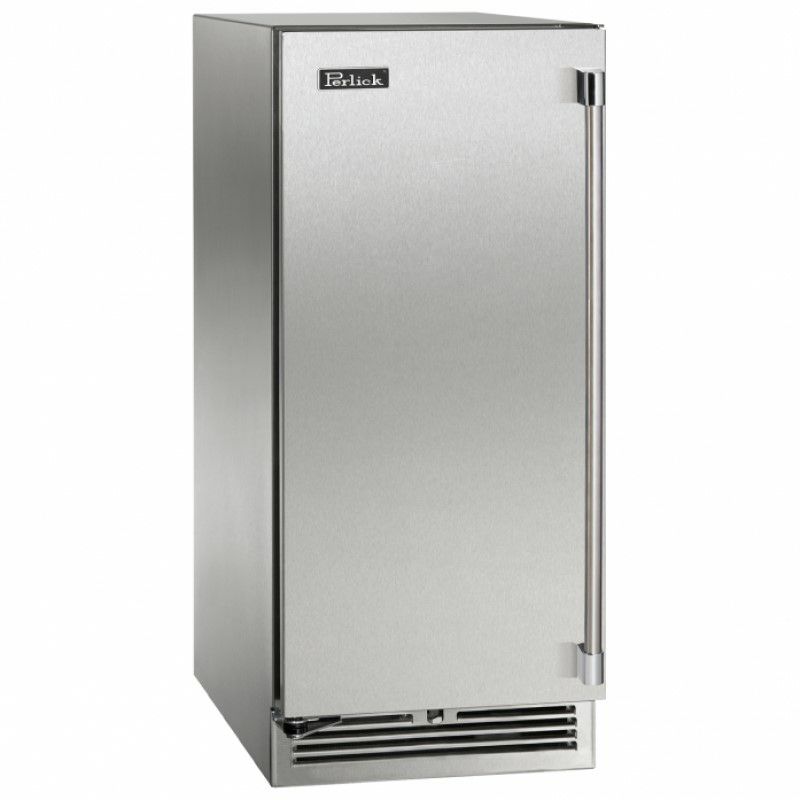 冷蔵庫85LアンダーカウンターガラスドアステンレスPerlick15"SignatureSeriesRefrigerator-FullyIntegratedGlassDoor-RightHingeHP15RS-4-4R家電
